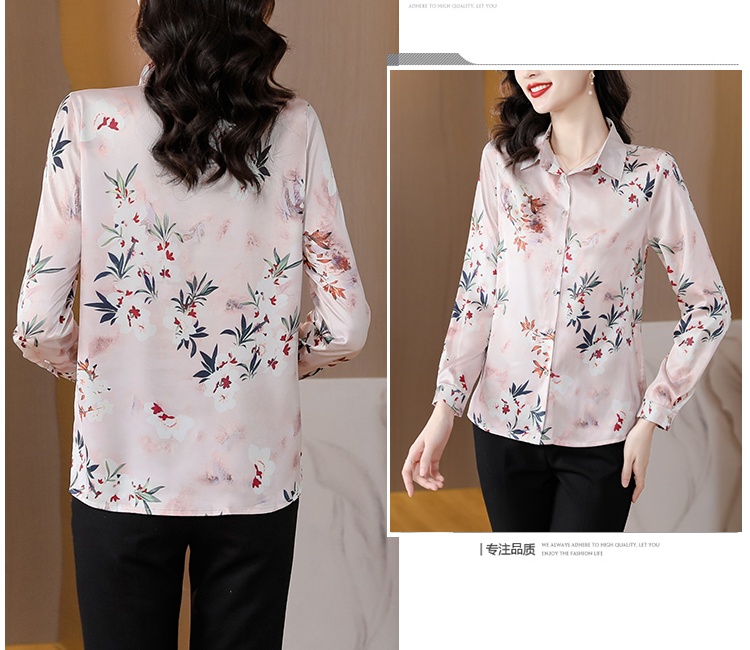 Fashion temperament all-match spring and autumn shirt
