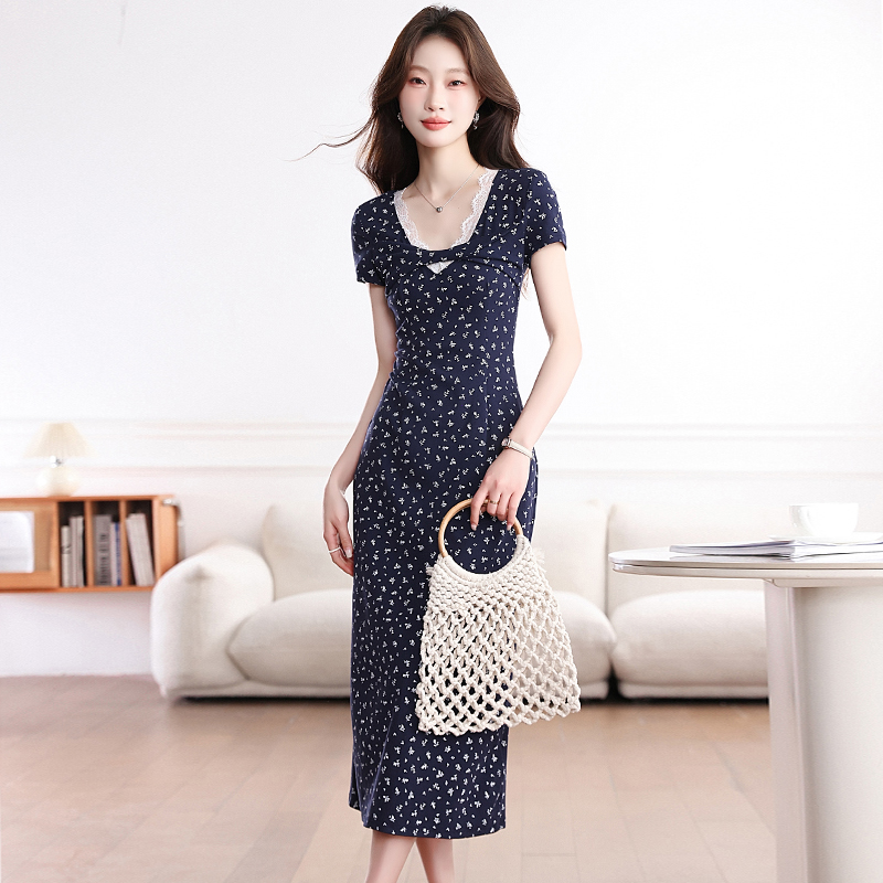 Temperament summer long dress A-line dress for women