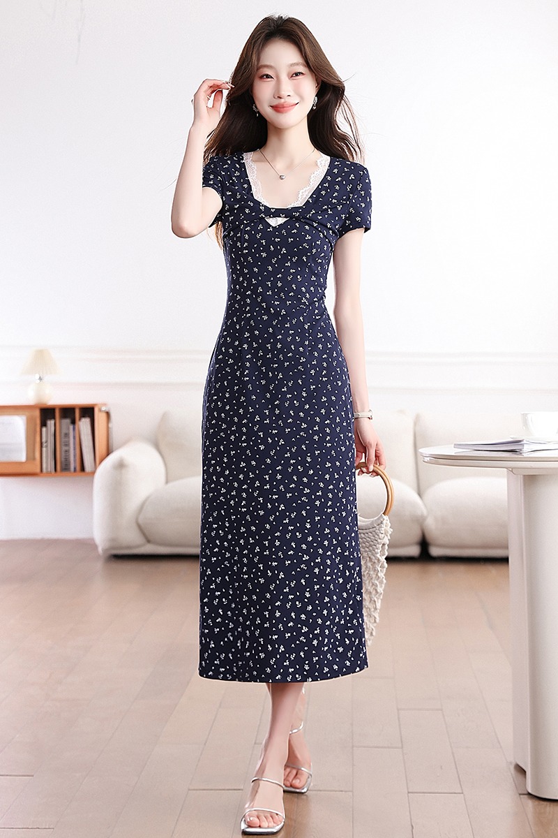 Temperament summer long dress A-line dress for women