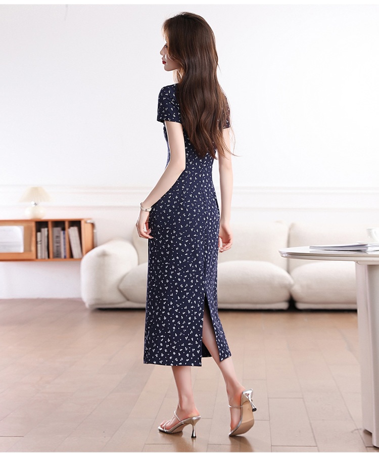 Temperament summer long dress A-line dress for women
