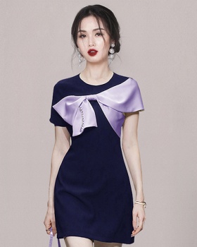 Temperament ladies Korean style dress for women