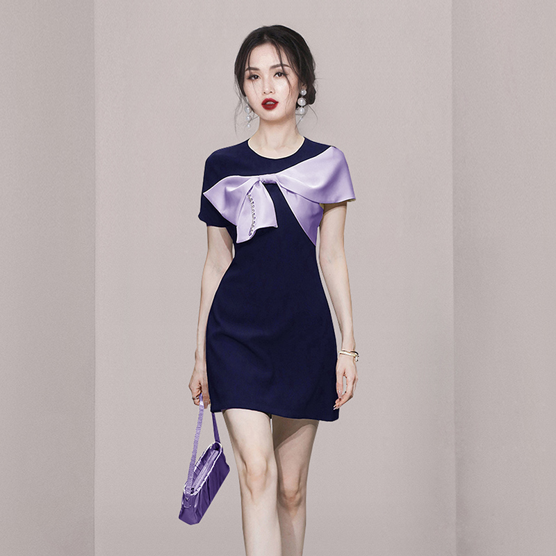 Temperament ladies Korean style dress for women