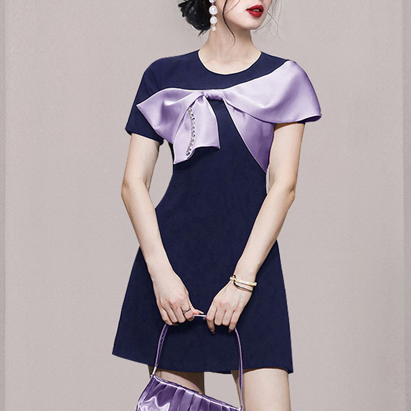 Temperament ladies Korean style dress for women