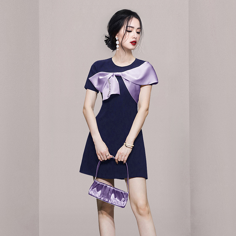 Temperament ladies Korean style dress for women
