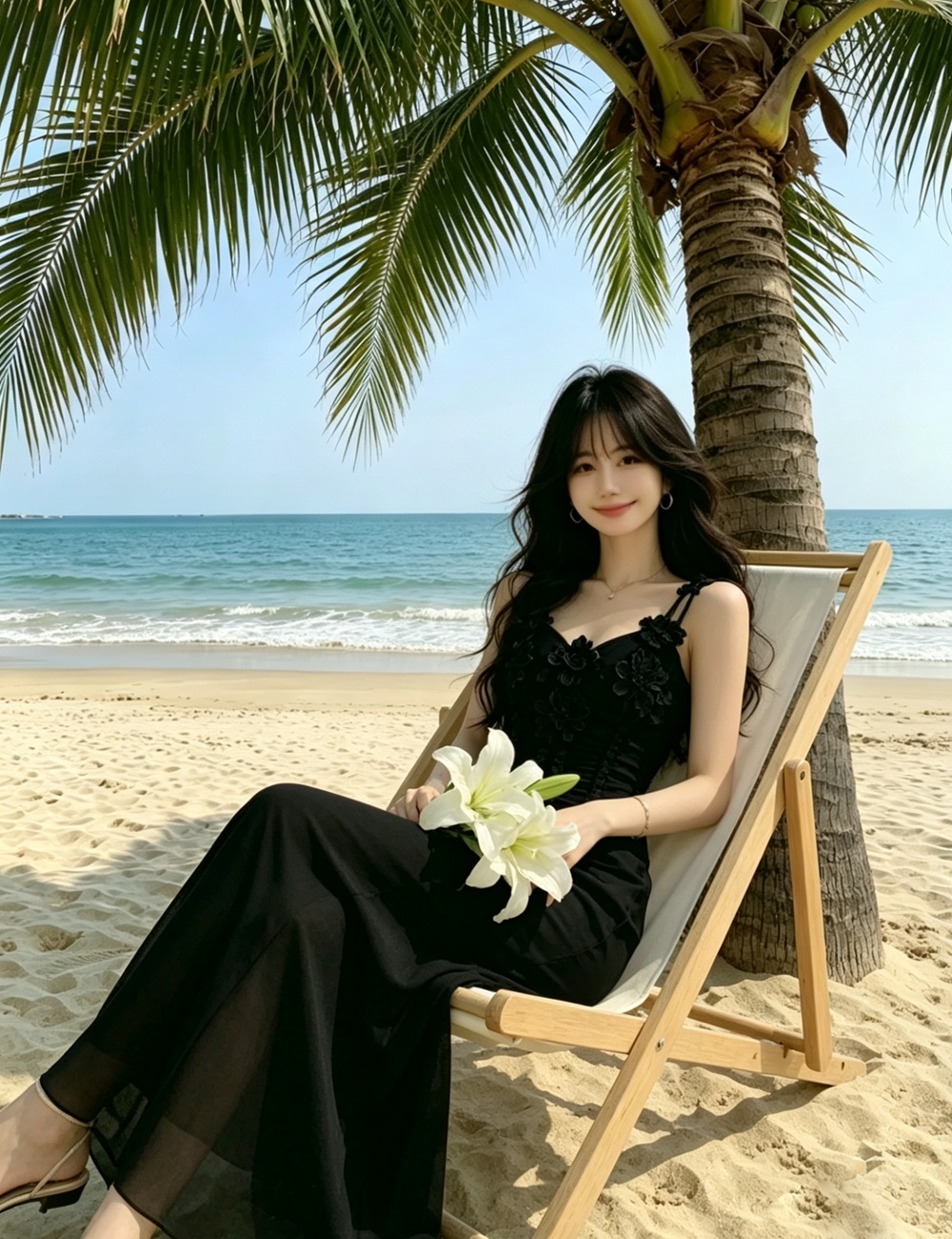 Summer France style dress sling mermaid long dress for women