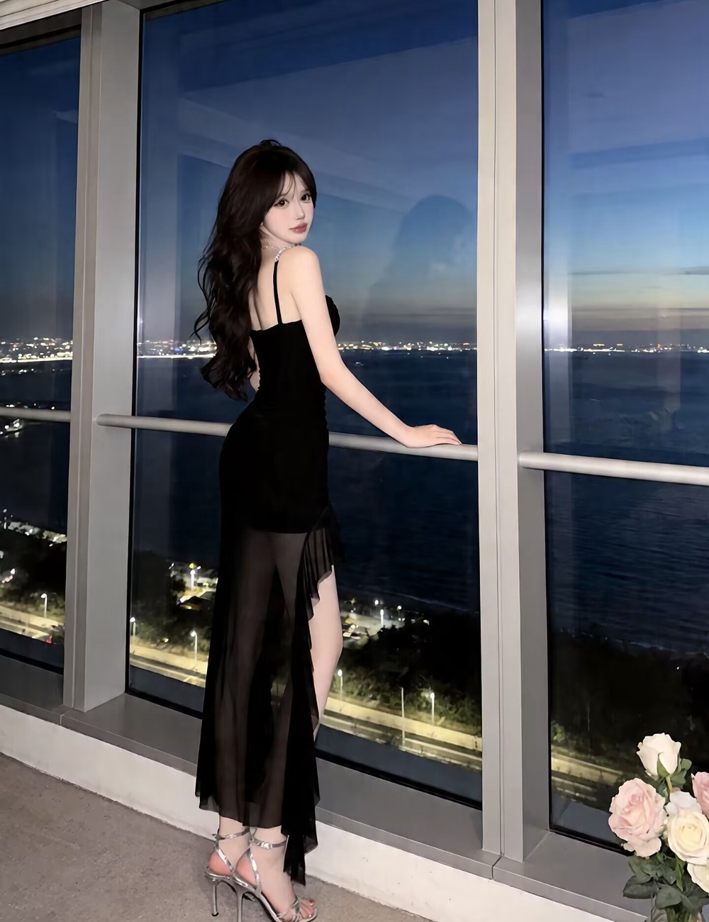 Sandy beach long dress dress for women