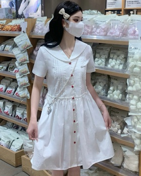 Tender summer lovely sweet show young white dress
