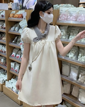 Puff sleeve loose Casual A-line summer dress