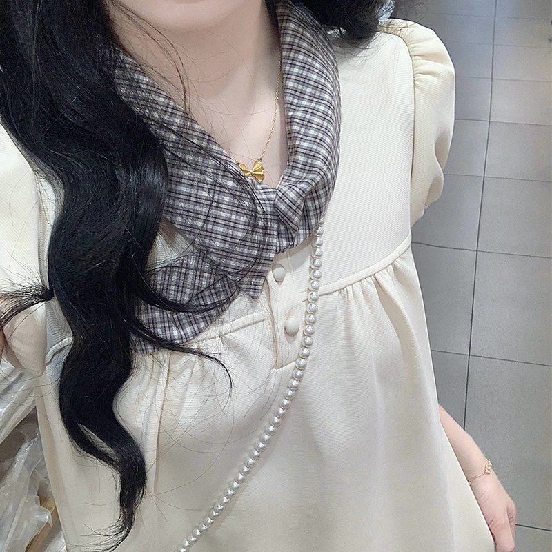 Puff sleeve loose Casual A-line summer dress