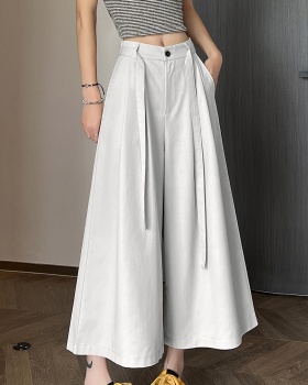 Slim straight pants small fellow wide leg pants for women