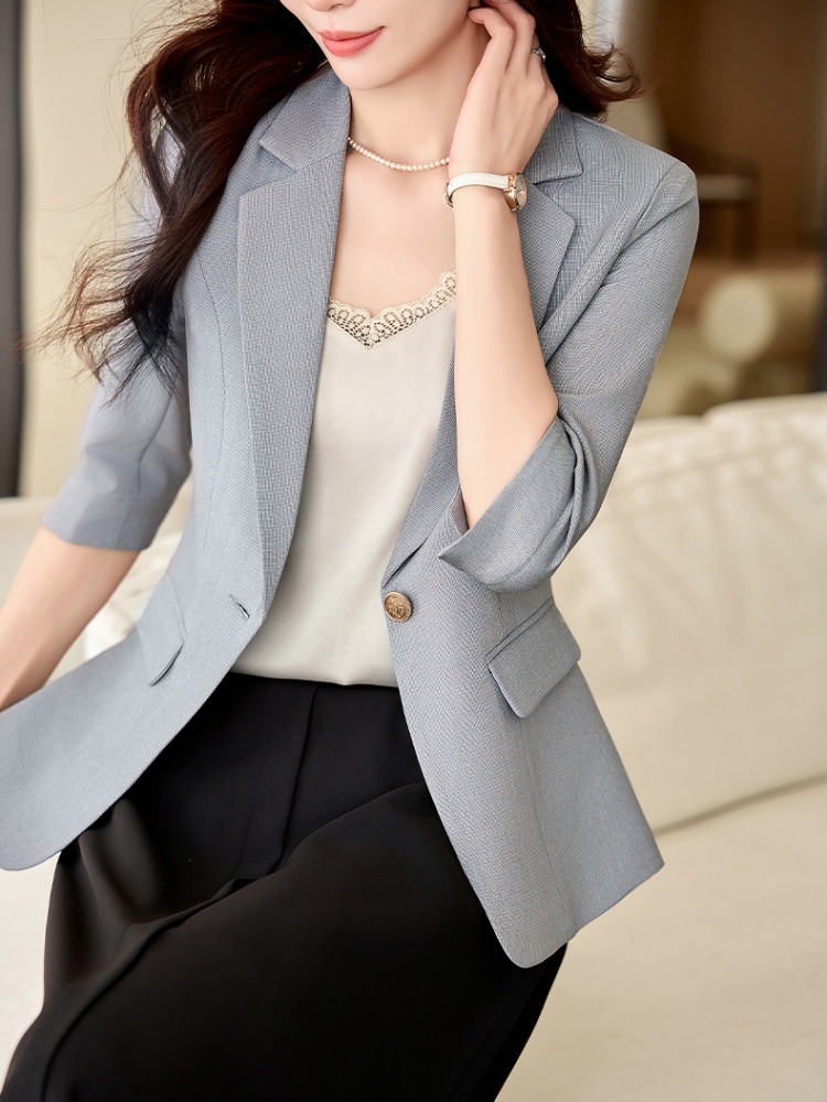 Thin summer coat profession business suit for women