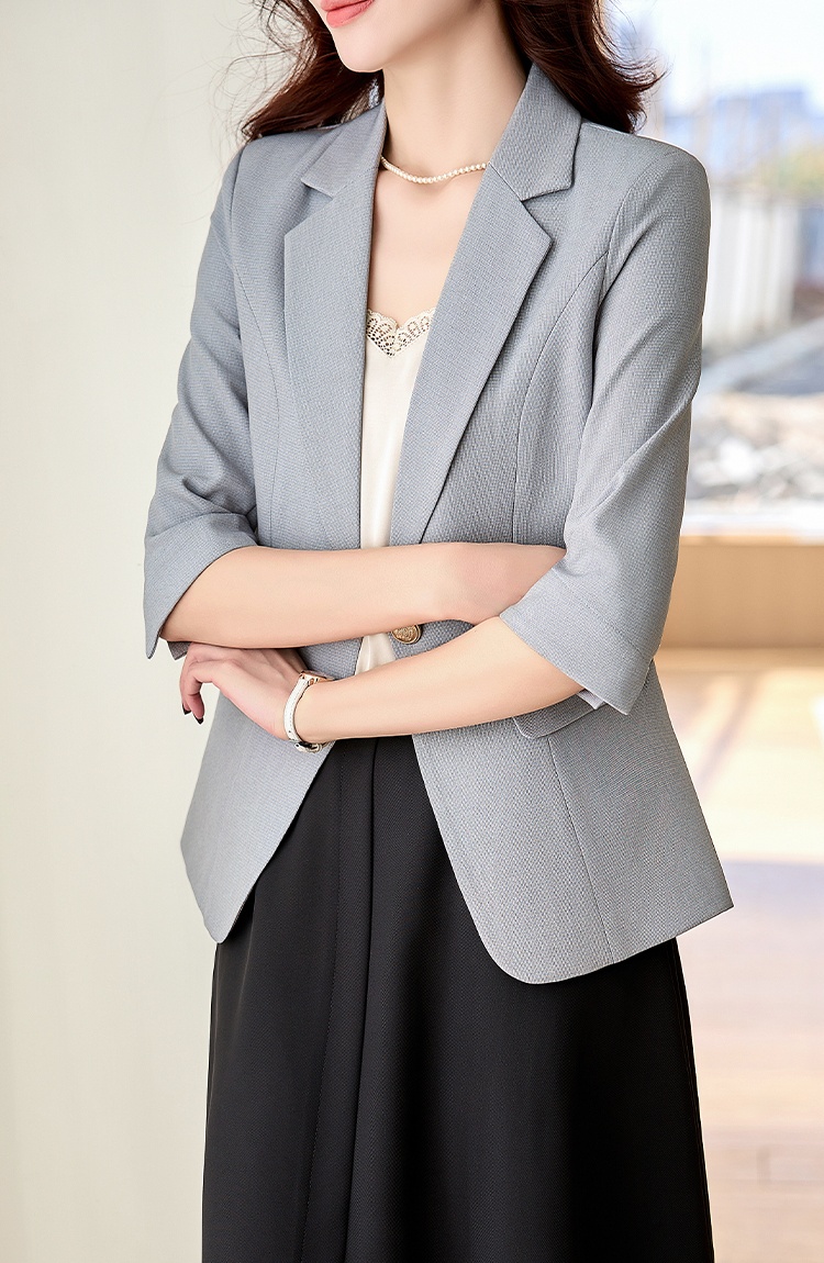 Thin summer coat profession business suit for women
