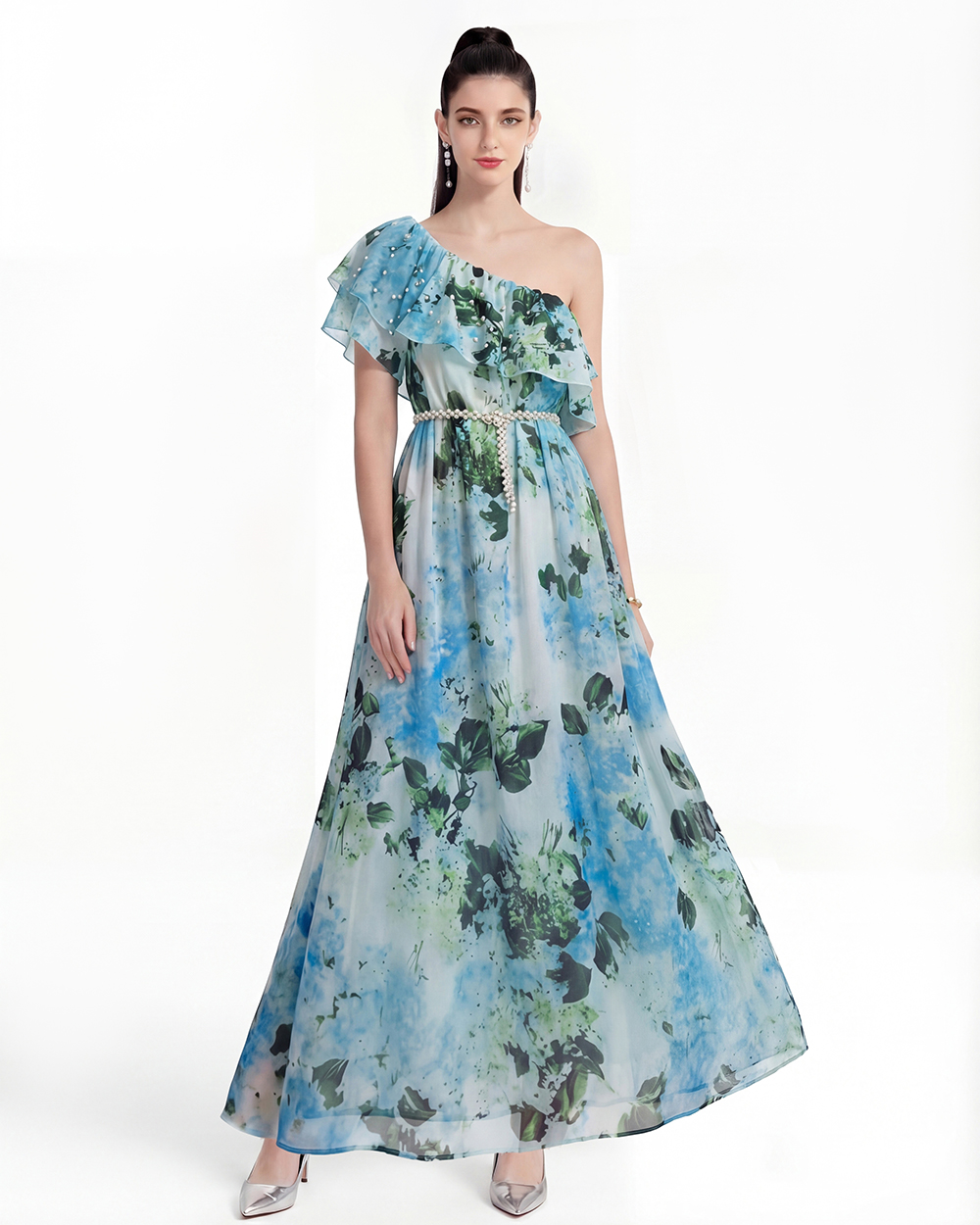 Printing Bohemian beach dress