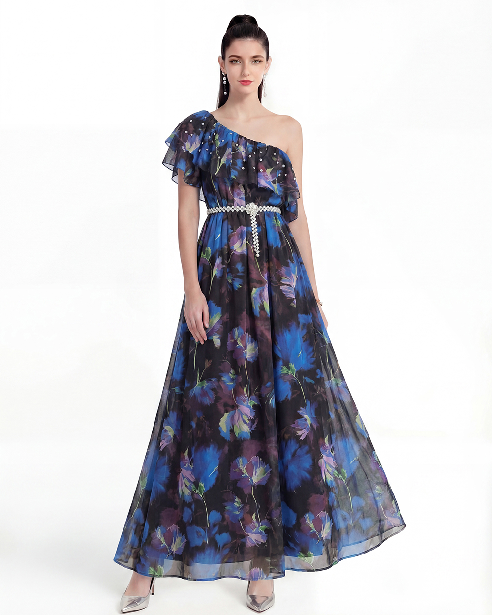 Printing Bohemian beach dress