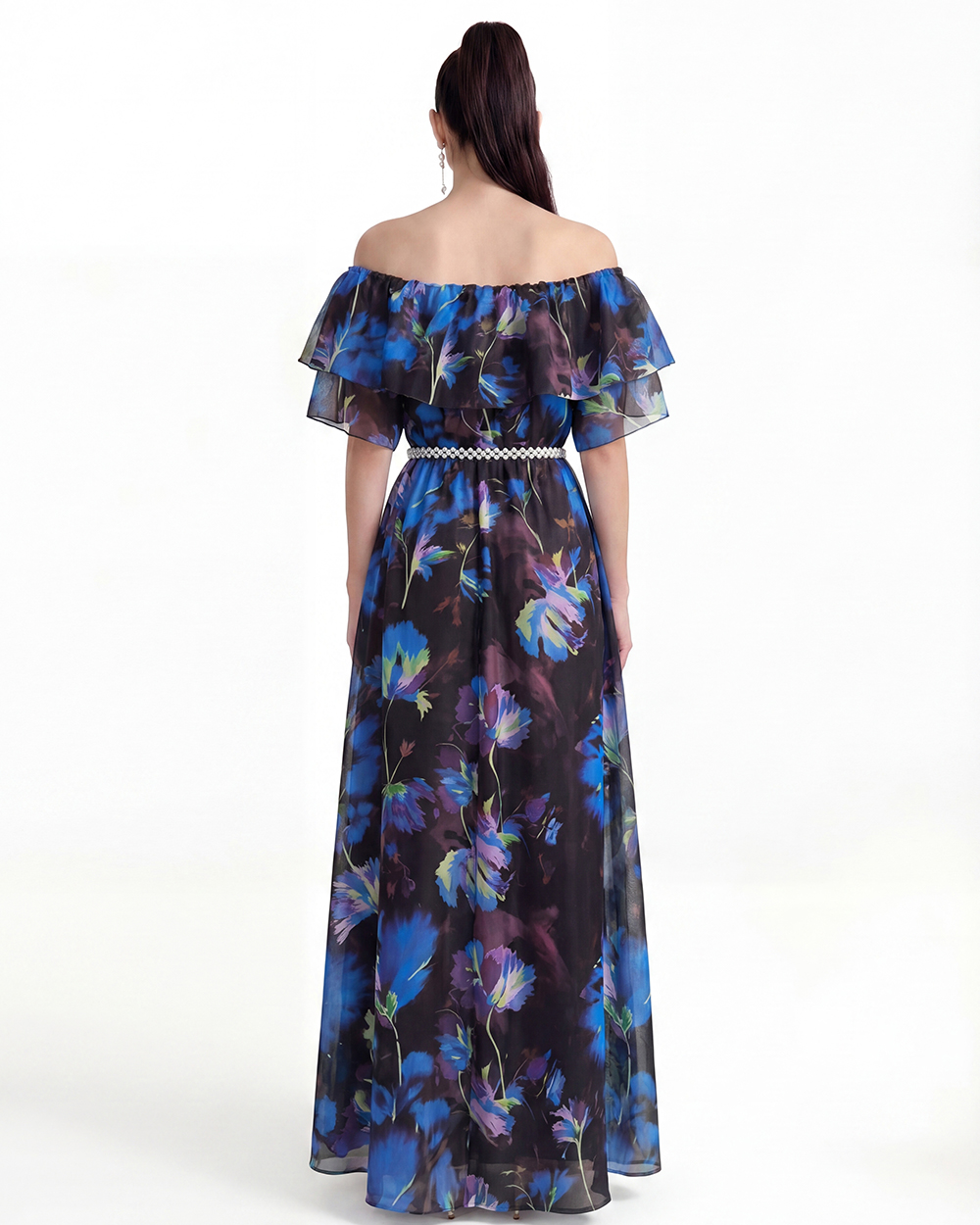 Printing Bohemian beach dress