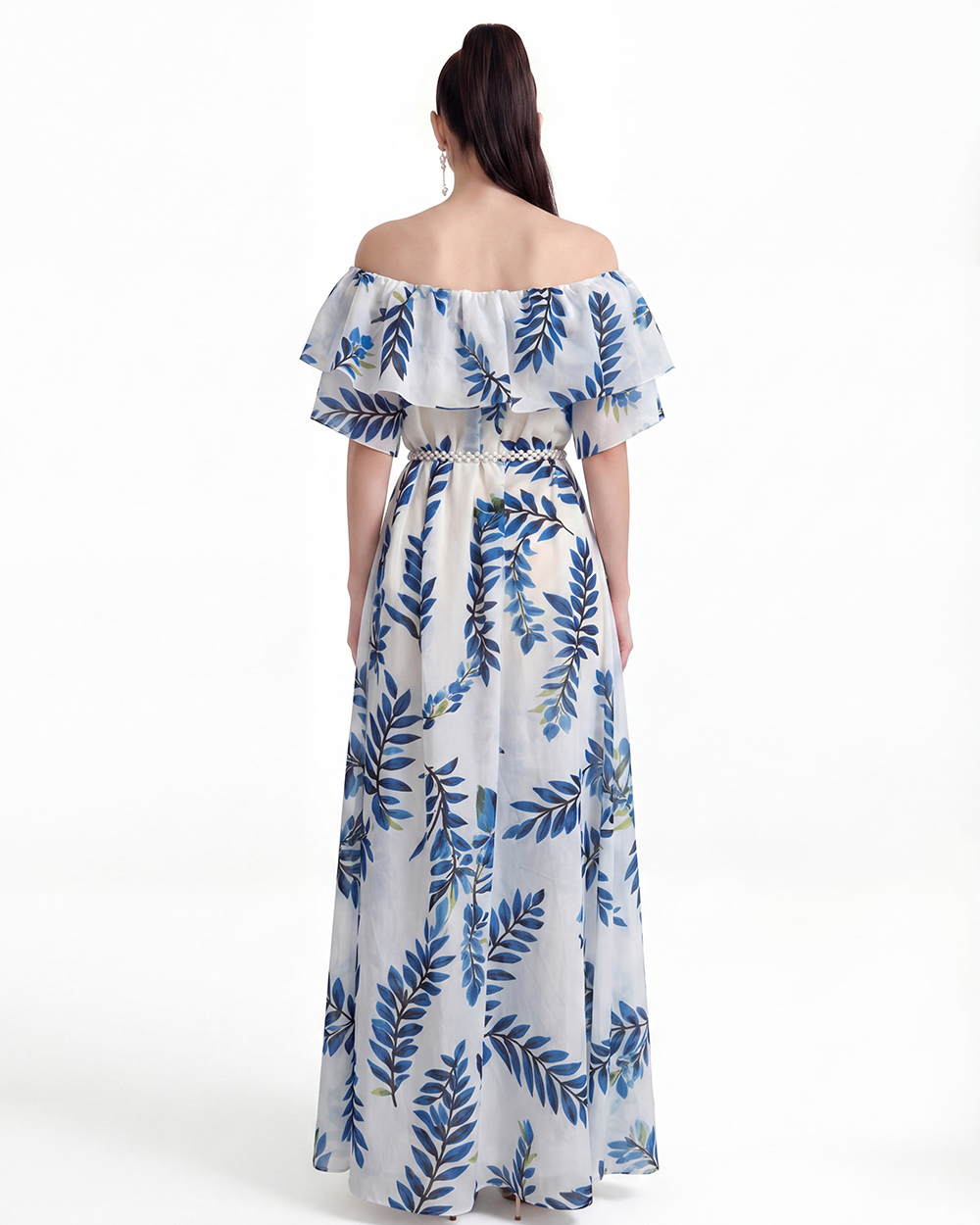 Printing Bohemian beach dress