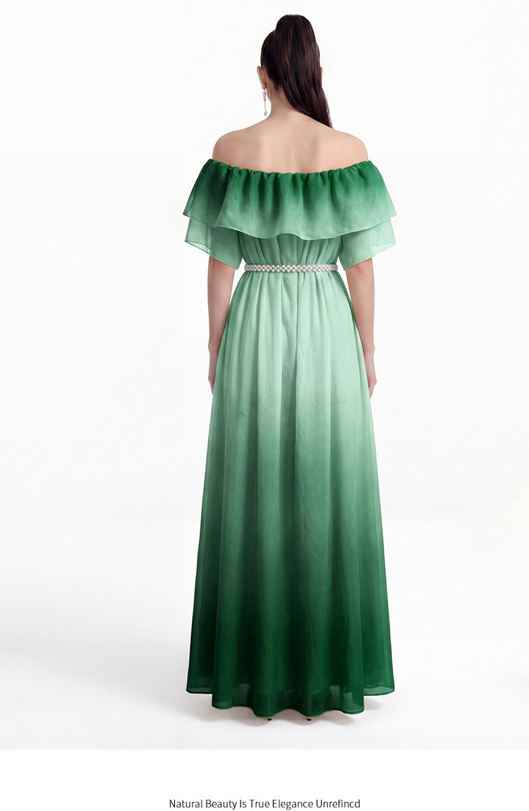 Printing Bohemian beach dress