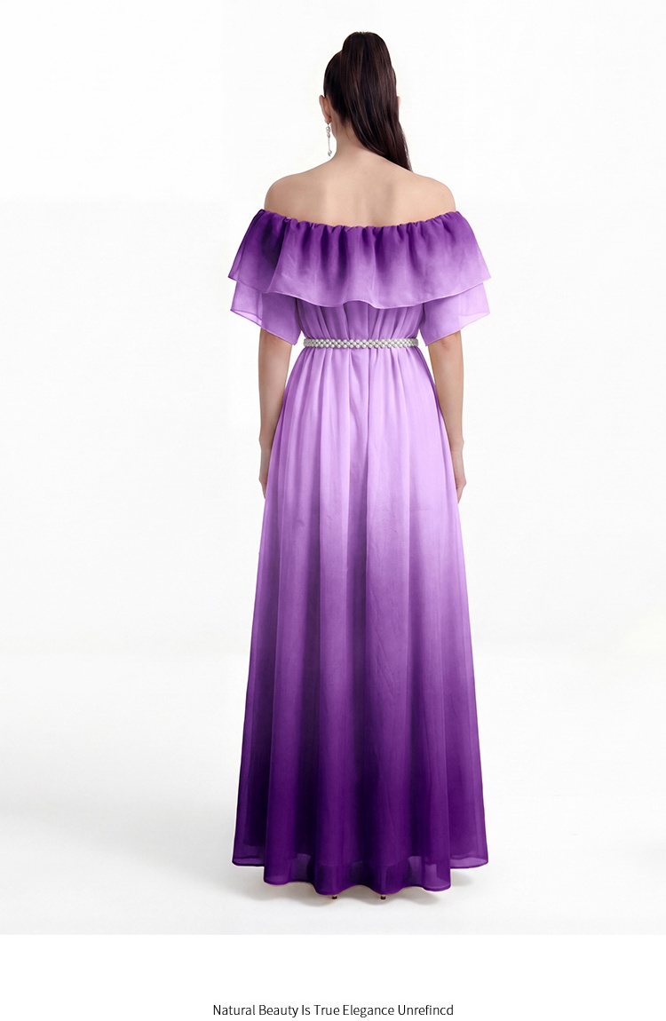 Printing Bohemian beach dress