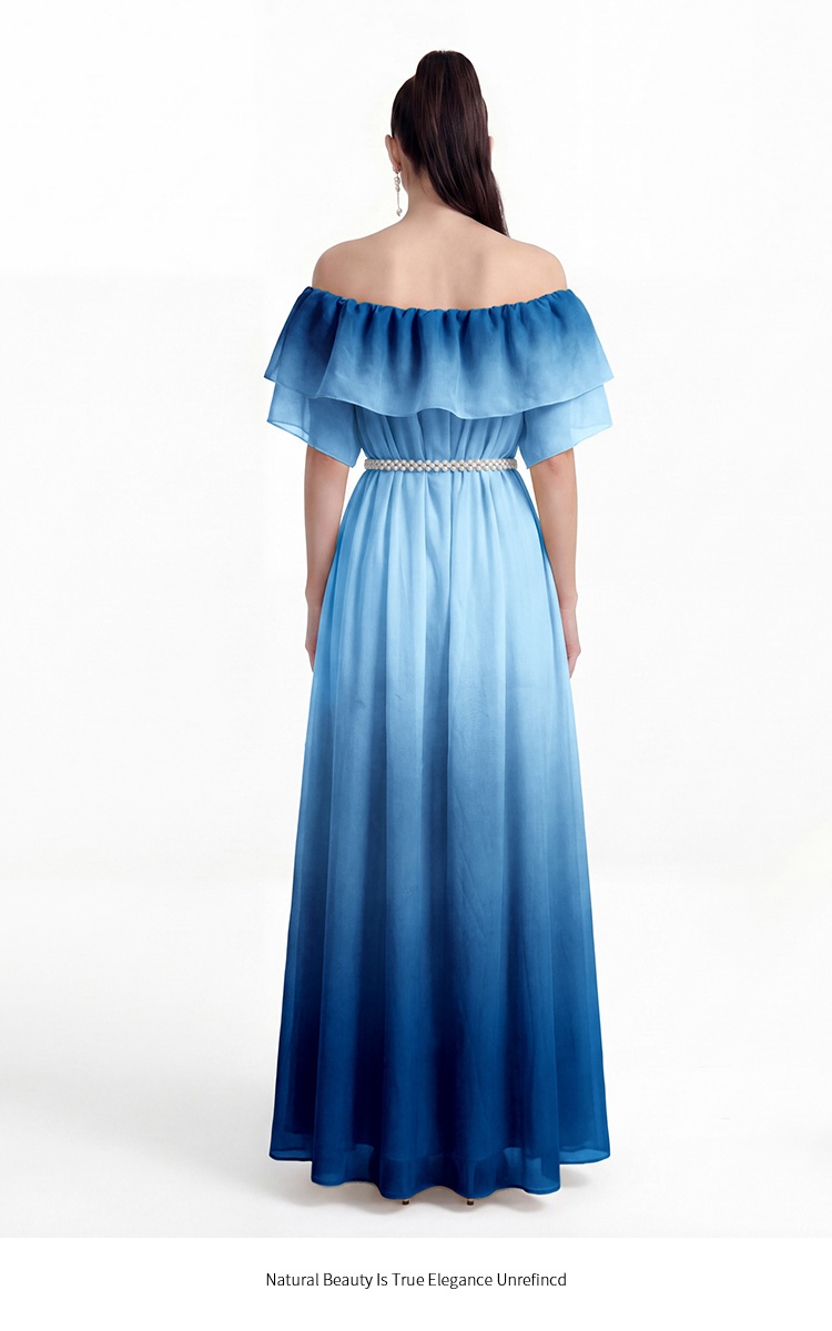 Printing Bohemian beach dress