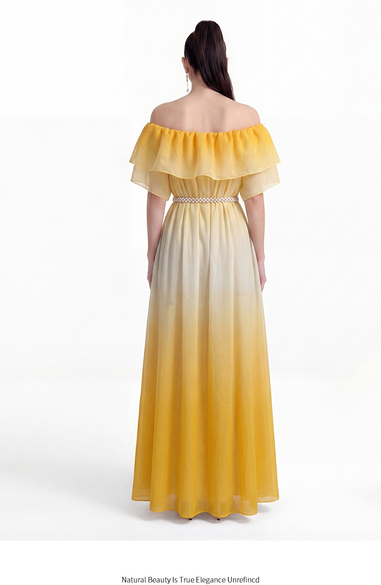 Printing Bohemian beach dress