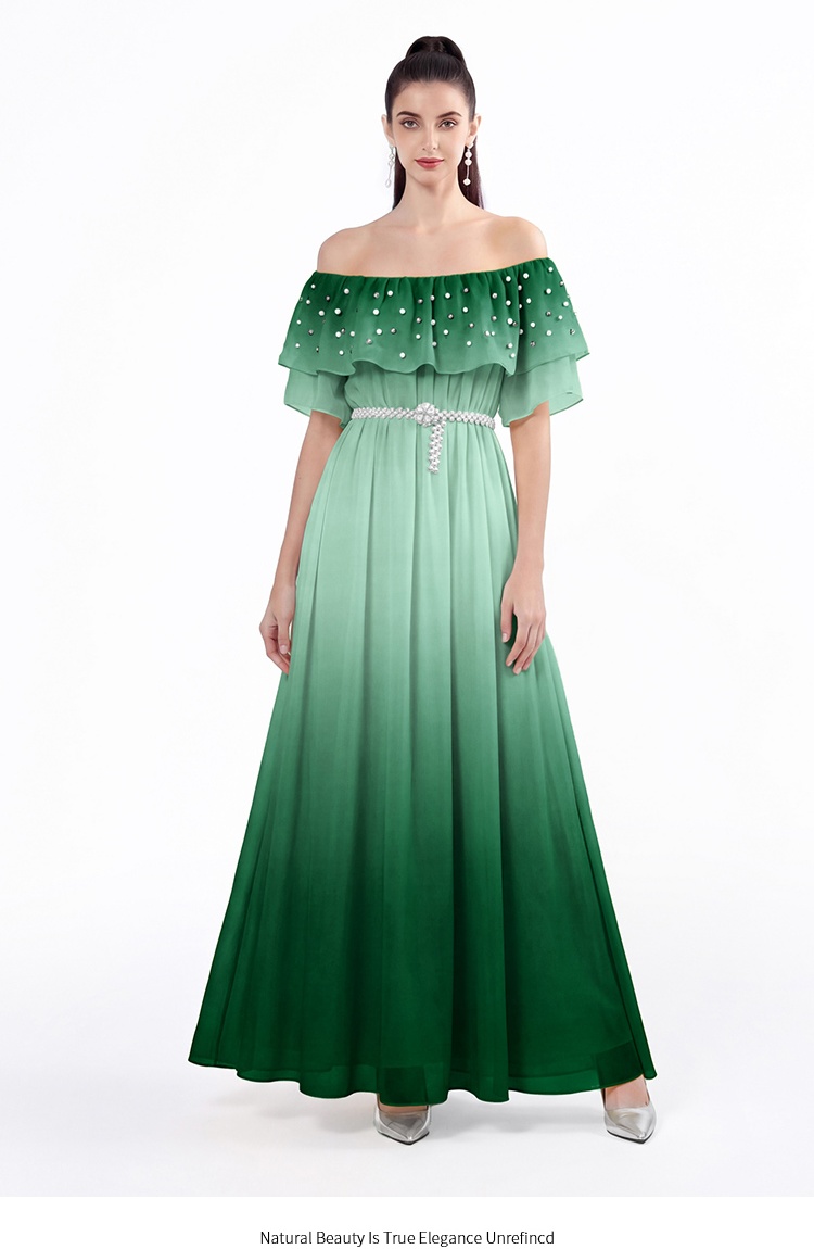 Printing Bohemian beach dress