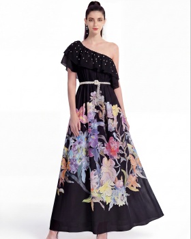 Printing Bohemian beach dress