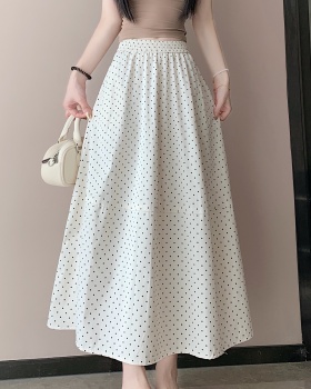 Tender summer skirt A-line long dress for women