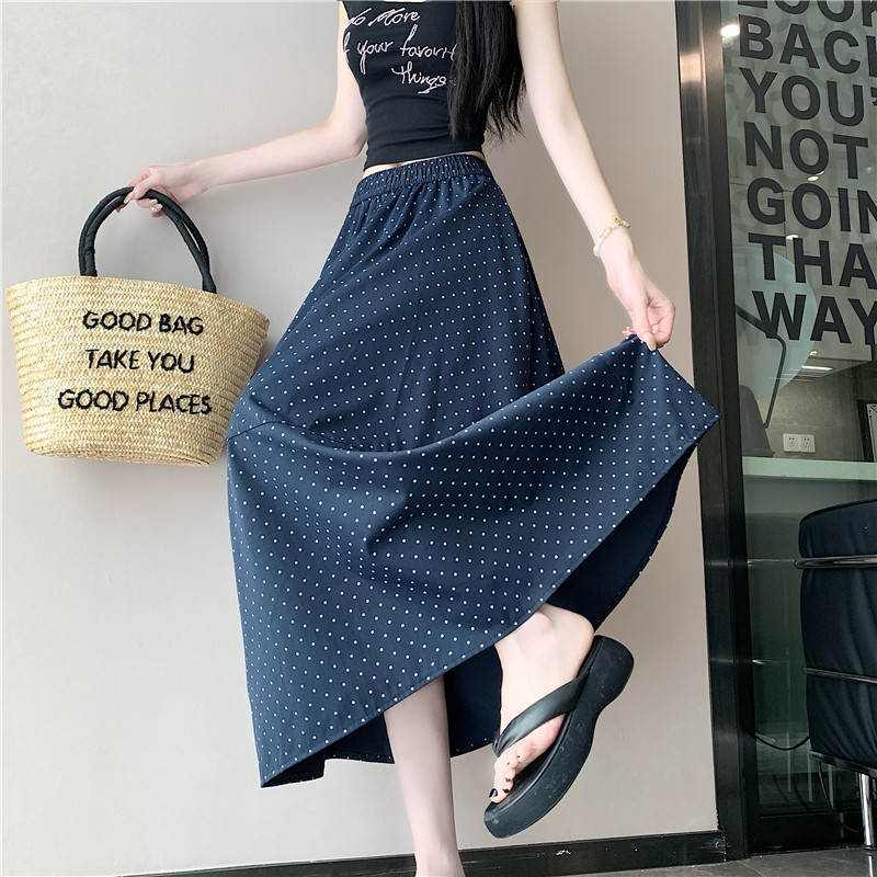Tender summer skirt A-line long dress for women