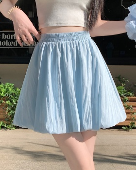 Pumpkin bubble spring and summer skirt for women