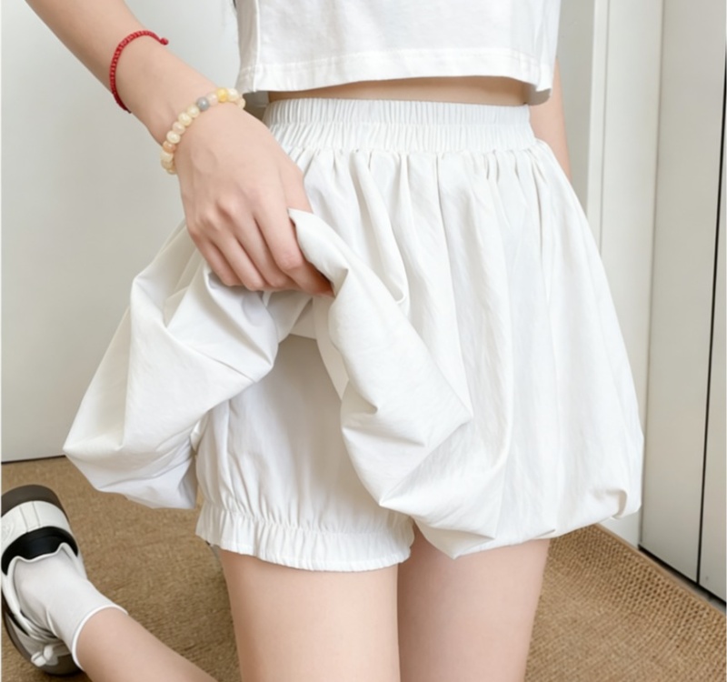 Pumpkin bubble spring and summer skirt for women
