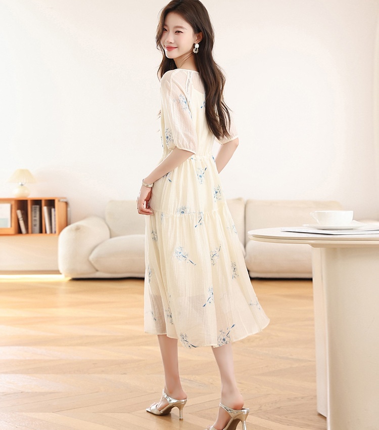 Tender long dress Chinese style dress for women