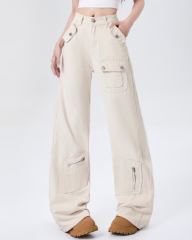 Summer slim work clothing high waist all-match pants for women