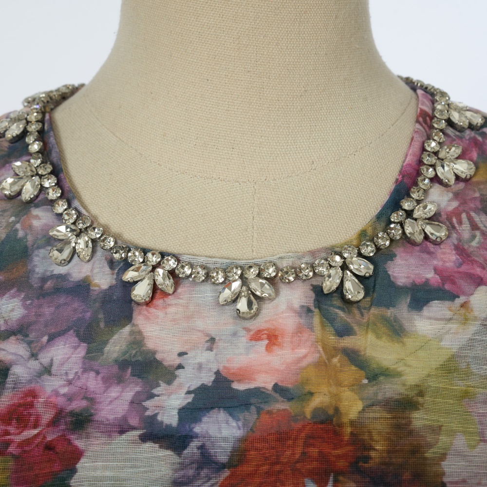 Printing mini dress umbrella swing spring corset