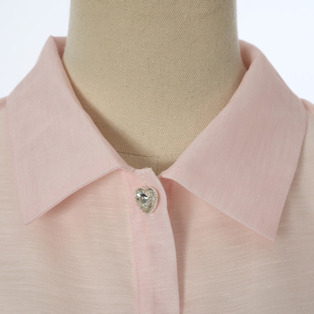 Big skirt printing dress puff sleeve France style T-back