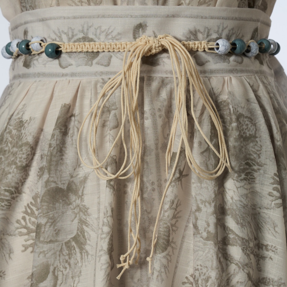 Casual light luxury shirt printing skirt a set