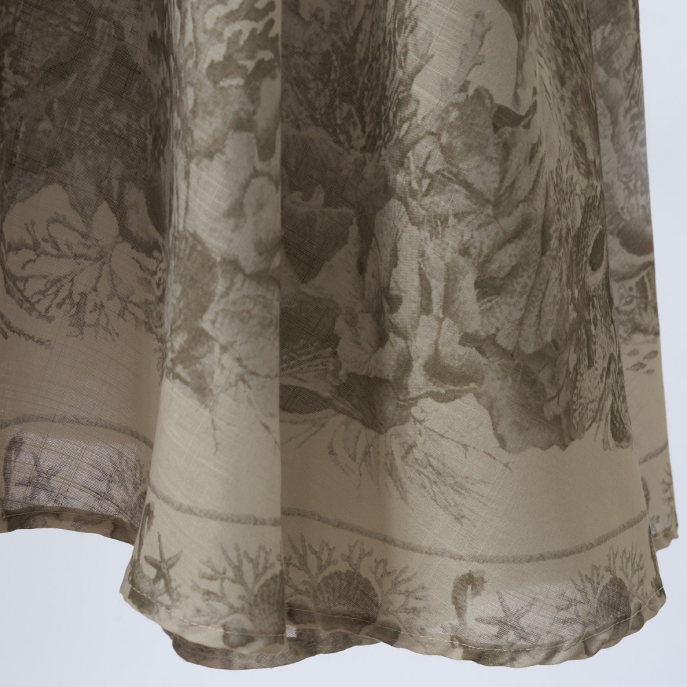 Casual light luxury shirt printing skirt a set