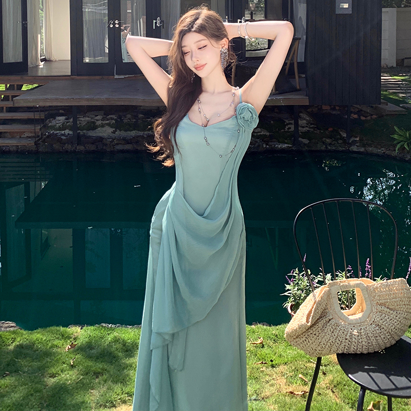 Sling Greece streamer thin chouzhe dress