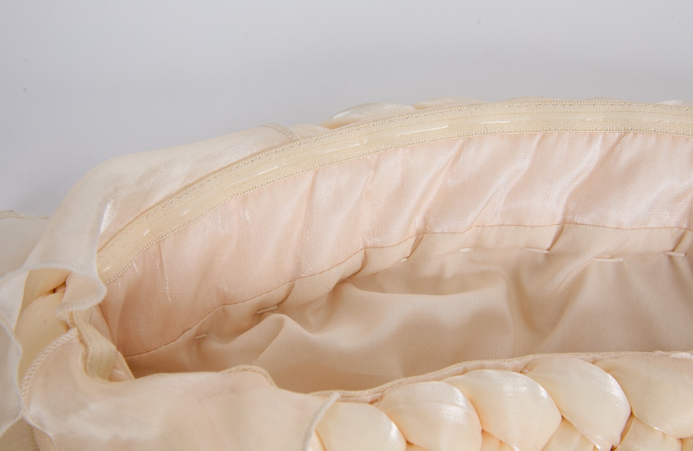 Lotus leaf edges France style streamer big skirt dress