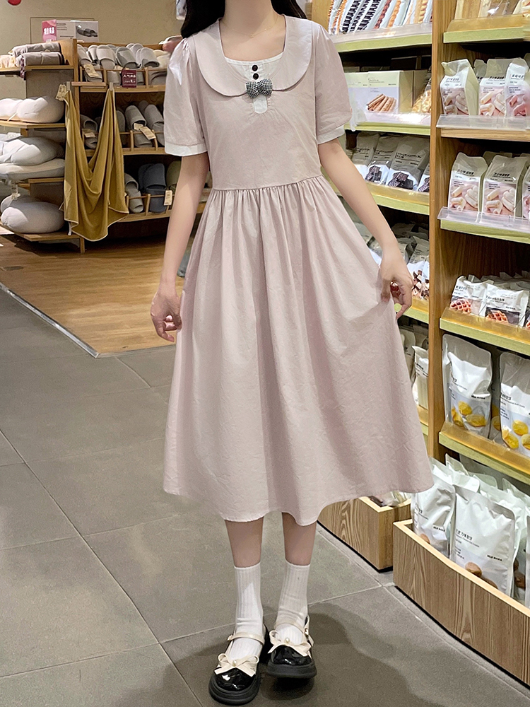 College style doll collar dress