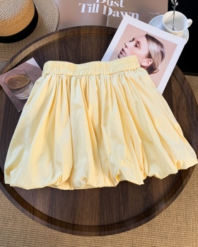 Loose A-line skirt lazy summer short skirt for women