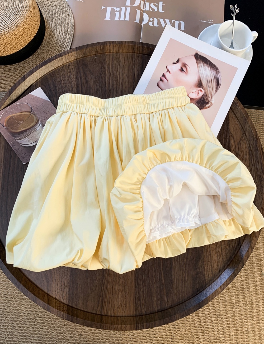 Loose A-line skirt lazy summer short skirt for women