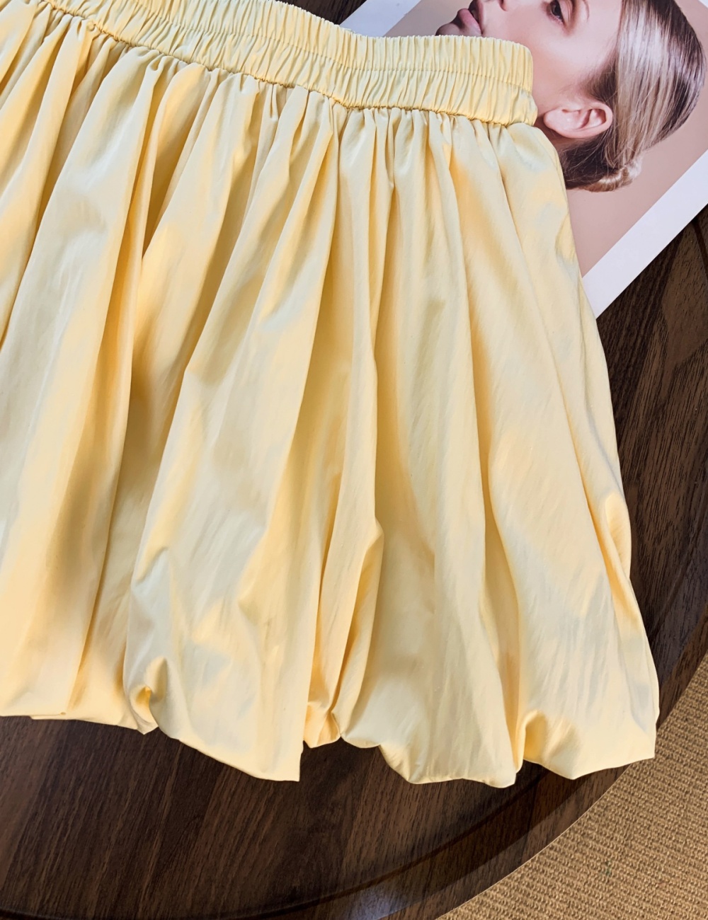 Loose A-line skirt lazy summer short skirt for women