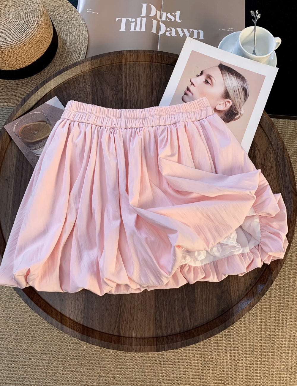 Loose A-line skirt lazy summer short skirt for women