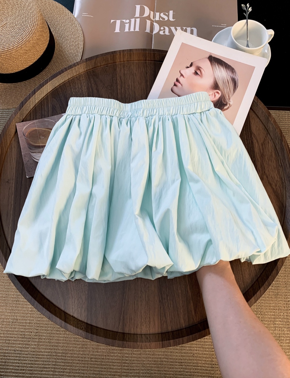 Loose A-line skirt lazy summer short skirt for women