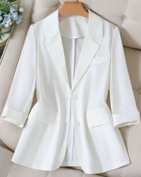 Thin small fellow business suit summer coat for women