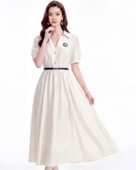 Temperament France style elegant all-match dress for women