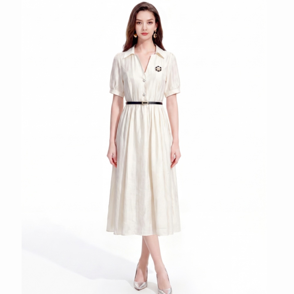 Temperament France style elegant all-match dress for women