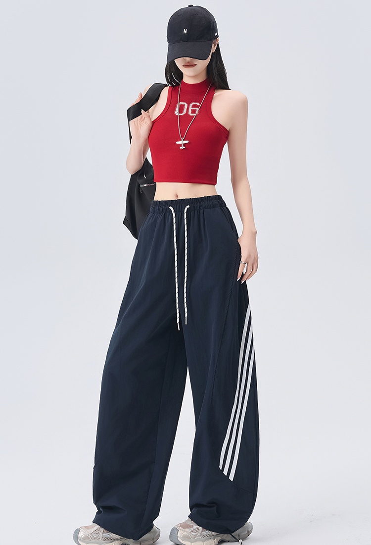 Wear ice silk pants wicking thin casual pants for women