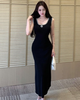 Summer bottoming dress sleeveless inside the ride vest