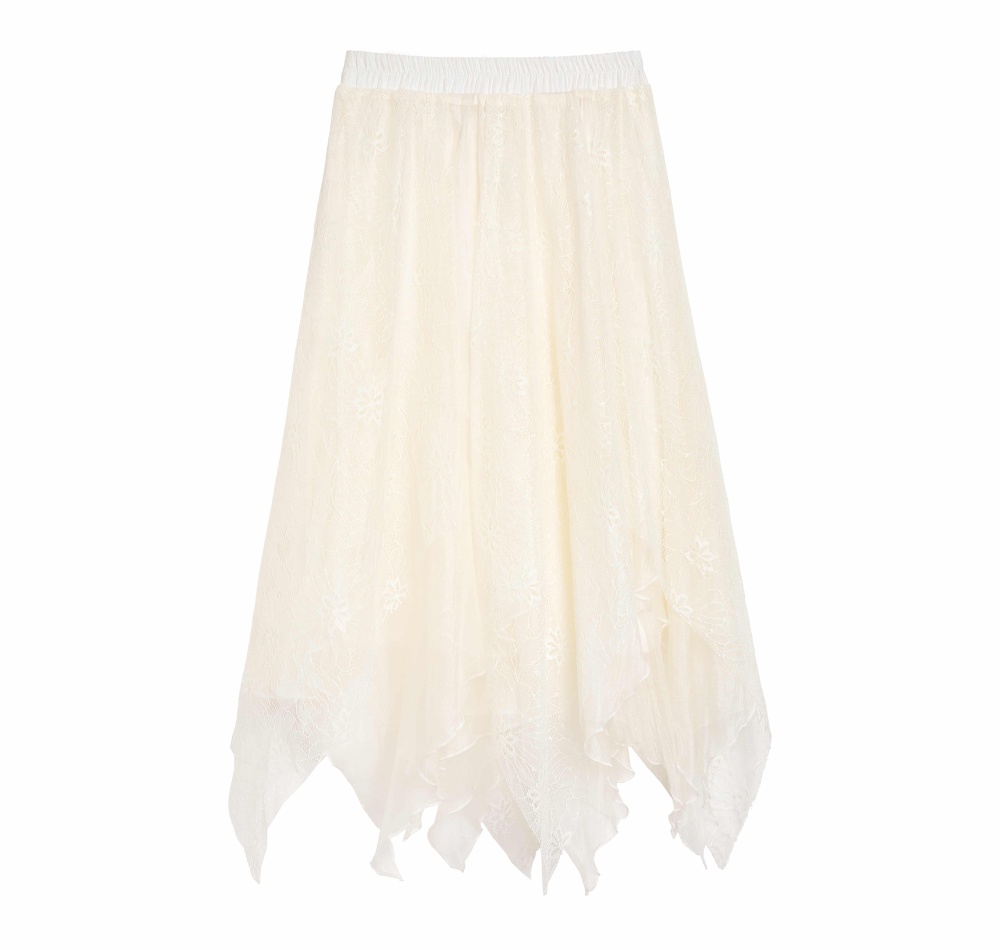 Splice vacation big skirt long dress durian A-line skirt